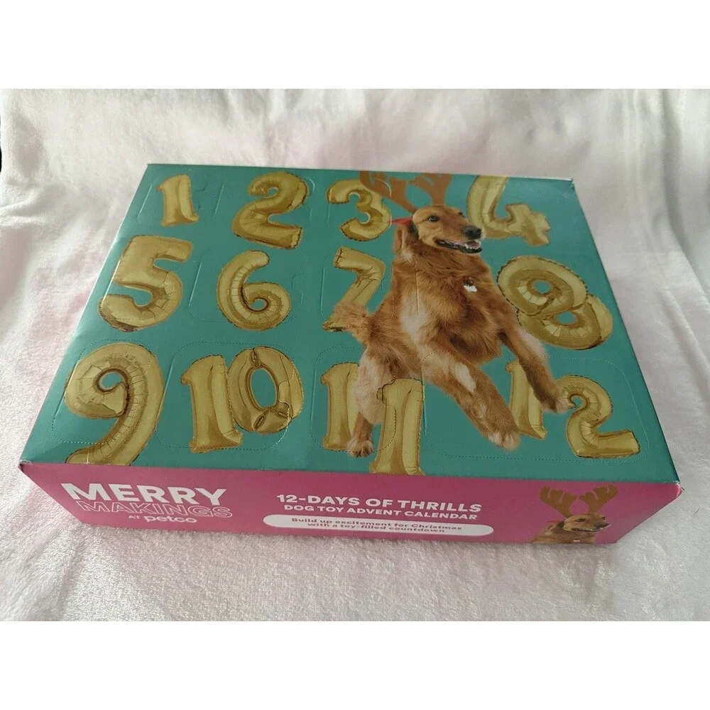 Petco Advent Calendar for Dogs Christmas Holidays Dog Toys NEW